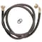 Plumb Pak Plumb Pak 3/4 in. FHT X 3/4 in. D FHT 6 ft. Rubber Washing Machine Hose PP850-2 - alternate 2